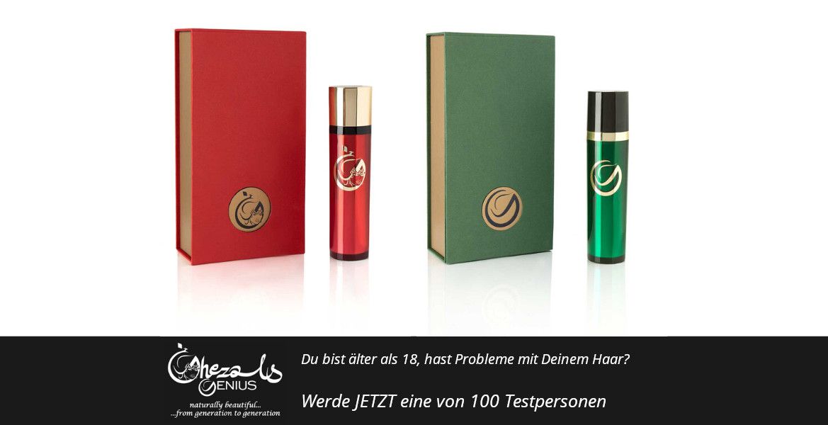 Haarausfall - Werde JETZT eine von 100 Testpersonen